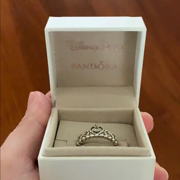 Pandora Disney Princess Tiara Crown Ring Silver Pandora Disney Princess Tiara Crown Ring Silver